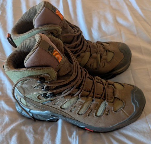 Salomon Quest TRACKER HIGH GTX Gore-Tex Hiking Boots Mens Sz 9.5 Womens 10.5