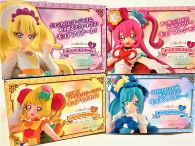 Delicious Party Precure Cutie Figur 4er Set Cure Precious Spicy YumYum Finale