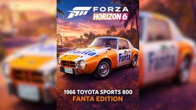 Forza Horizon 6 1966 Toyota Sports 800 Fanta Edition DLC Code Xbox Windows