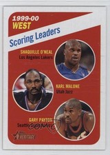 2000-01 Topps Heritage Shaquille O'Neal Karl Malone Gary Payton #146 HOF 0t2