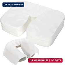 200 Count Disposable Face Cradle Covers, Medical-Grade, Ultra Soft, Non-Sticking