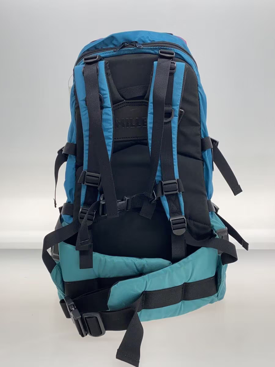 MILLET Backpack Polyester Blue Solid Color MO1586 - image 3