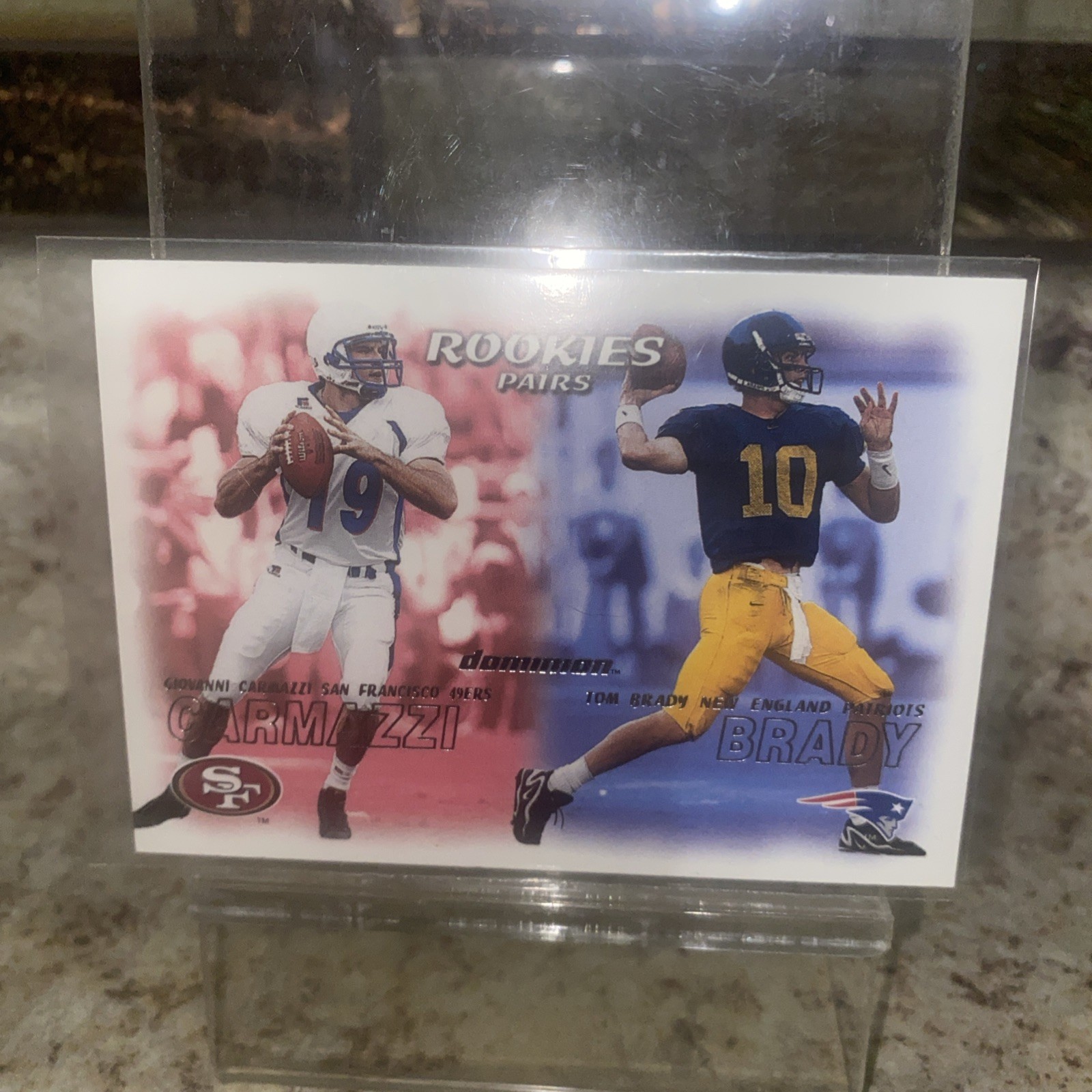 Tom Brady 2000 SkyBox Dominion #234 Rookies Pairs Price Guide