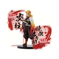 Banpresto Demon Slayer - Kimetsu No Yaiba - Kyojuro Rengoku - Statue - 17Cm |