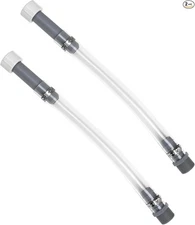 2-Pack Fuel Jug Hose - 5 Gallon Gas Can Hose Replacement with Upgraded 2 PCS