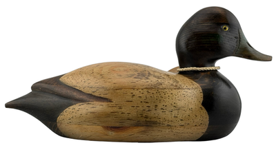 Tom Taber Signed Woodendare Rare Wood Wooden Duck Decoy Vintage