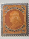 1OZ .999 SILVER JAPANESE KM BAR U S POSTAGE THIRTY CENTS POSTAGE STAMP