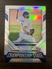 2021 Panini Prizm Championship Stage Silver Prizm #CS2 Clayton Kershaw Dodgers