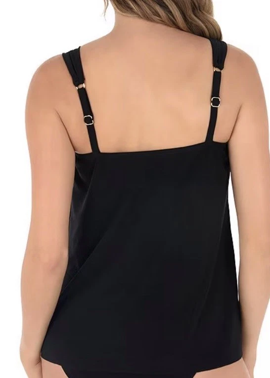 Traje de baño Miraclesuit liso deslumbramiento con aros Tankini Top Talla 16DD Nuevo Foto 3 de 4