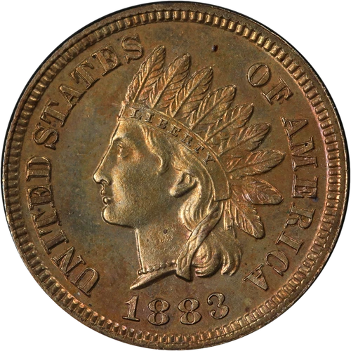 1883 Indian Cent Proof Nice PR Nice Eye Appeal Strong Strike