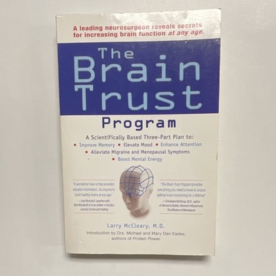 The Brain Trust Program Larry McCleary M.D. Paperback Brain Memory Mood