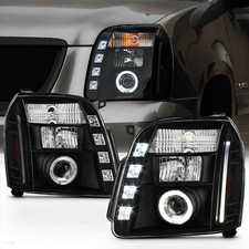 - for 2007-2013 GMC Yukon Denali XL 1500 2500 SUV LED Halo Black Housing Project