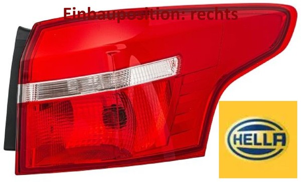 Hella 2SD354828-161 Heckleuchte Rechts RüCklicht Hecklicht RüCkleuchte-image