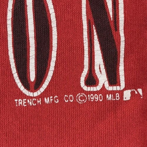 Vintage Cincinnati Reds Shirt BOXY Medium Red MLB Baseball 1990s - Picture 4 of 11