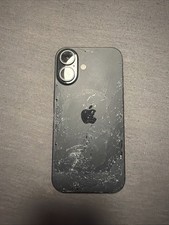 250 € (iPhone 16 128GB Schwarz Rückseite Beschädigt Funktion Ist Sehr Gut)