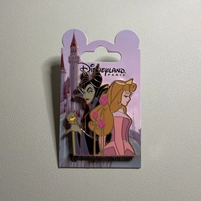 Disney Sleeping Beauty Aurora & Maleficent Pin-on-Pin Design   Disneyland Paris