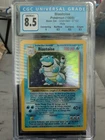 Blastoise 002/102 Base Set Unlimited Holo CGC 8.5