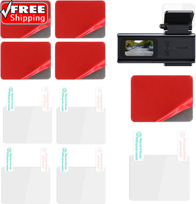 4 Pcs Electrostatic Sticker Mounting Dash Cam 4 Pcs Double-Sided Sticker for Win