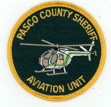 FLORIDA FL PASCO COUNTY SHERIFF AVIATION UNIT NICE SHOULDER PATCH POLICE