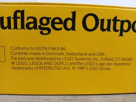 Vintage 1987 LEGO Legoland Castle: Camouflaged Outpost (6066) Complete