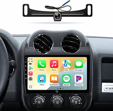 Car Radio Stereo for Jeep Compass Patriot 10-16, CarPlay Android Auto 10.2-in