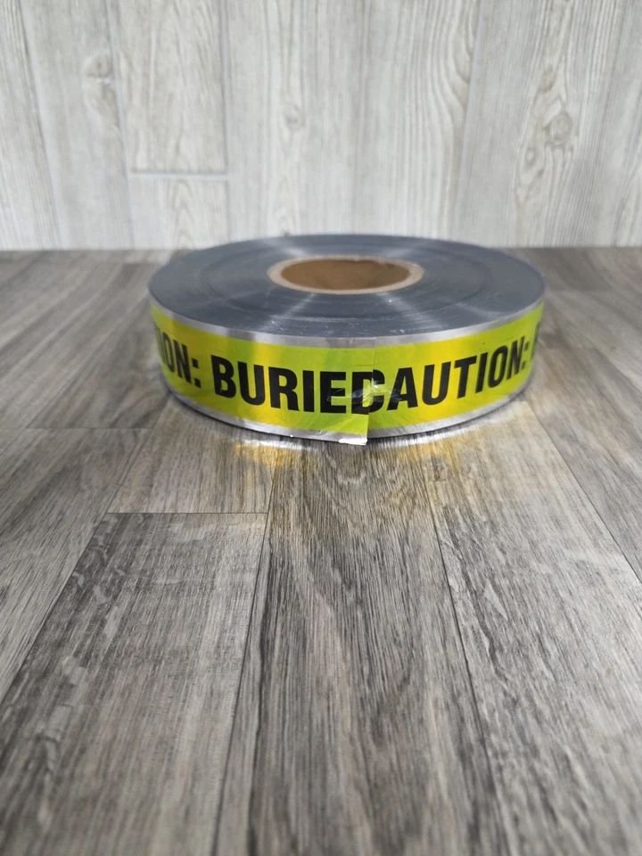 Underground Detectable Tape 2" Caution Buried Gas Line Below 1000 ft ??Unknown?? - Image 3 of 4