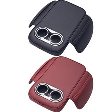 Car Armrest Cushion Cover Center Console Box Height Pad With Pocket  Cup Holder