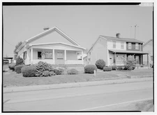 Photo:54 ON LEFT AND DOUBLE SALTBOX HOUSE ON historic photo