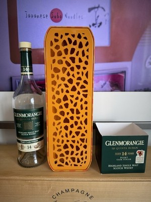 Glenmorangie Giraffe Quinta Ruban Rare Tin Box + Bottle EMPTY Scotch Whisky