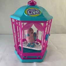 Little Live Pets POLLY PEARL BIRD Whistles Sounds LIGHT UP WINGS Purple Toy WORK