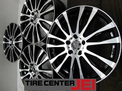 18 Inch Rays Versus 7J 45 114.3 Escudo/X-Trail Used Aluminum Wheel Set Of 4 A18-
