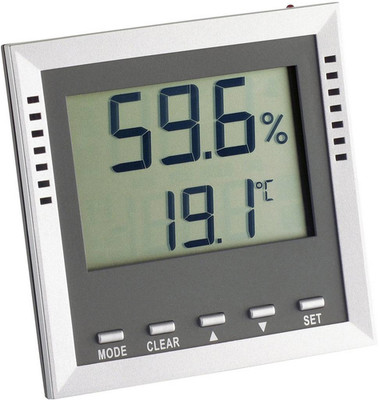 TFA Dostmann KLIMA GUARD Thermo-/Hygrometer Silber Thermometer Temperatur 