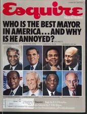 ESQUIRE William Donald Schaefer Paul Taylor Dick Garwin John Malkovich 10 1984