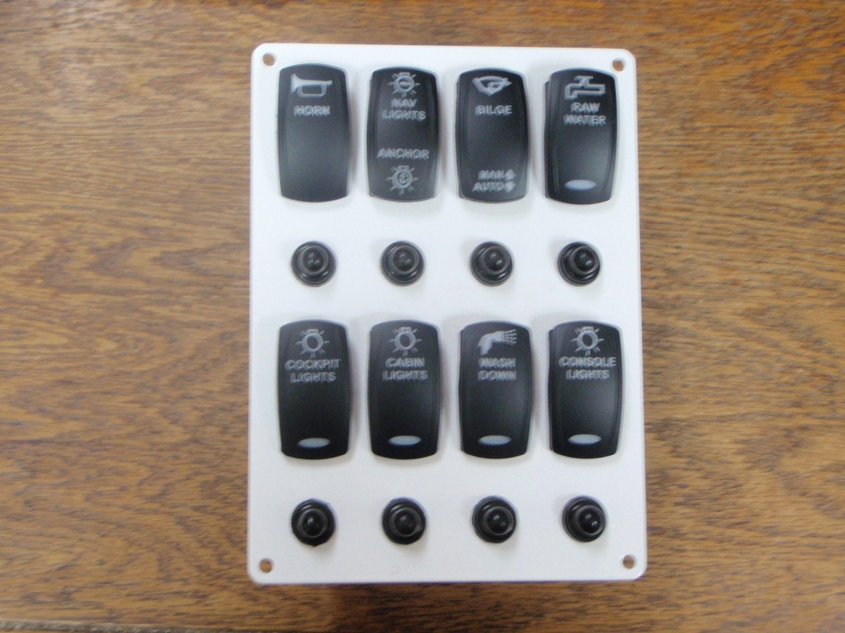 SWITCH PANEL WHITE PSBC-42 V1D1G66B VJD1G66B V2D1A60B C1221 13111