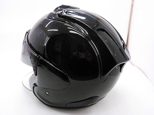 Arai VZ-RAM GLASS BLACK Jet Helmet S w/ Pro Shade System Used - Foto 2 di 8