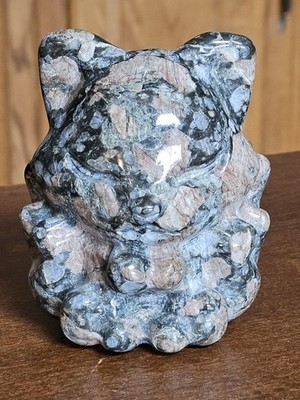 Large Que Sera (Rhyolite) Nine Tail Fox Crystal Carving Hand Carved 1 lb 7ozs