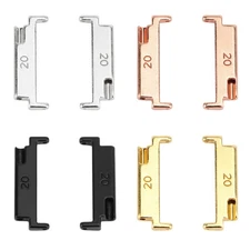 1 Pair Metal Watch Band Adapter 20-22mm Watch Strap Connection Adapter With