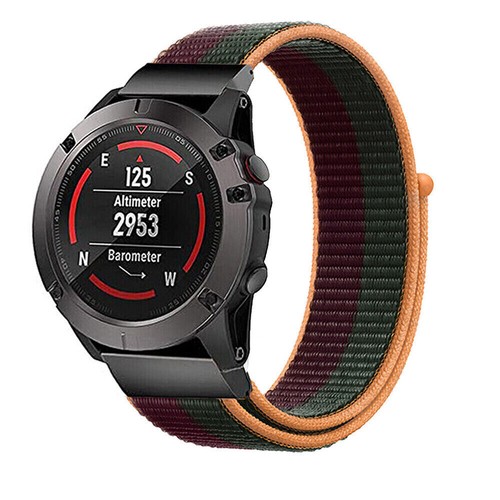 đ„Nylon Sport LOOPđ„Armband FĂŒr Garmin Fenix 7 7S 7X 6 6S 6X Pro 5 5X Plus 3 HR - Bild 85 von 169