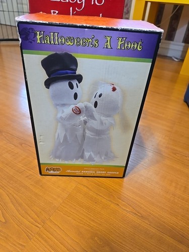 Halloween's A Hoot Animated Musical Dancing Ghost Couple Cracker Barrel RARE - Picture 16 of 16