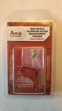 Apex Tactical 100-057 S&W M&P Shield Action Enhancement Red Anodized Trigger