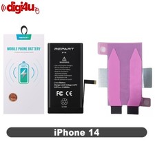 For iPhone 14 Battery Replacement 3279mAh Premium Quality+Adhesive Strips