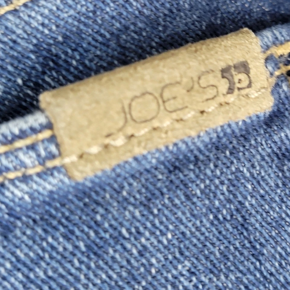 Maternity Joes Jeans Icon Skinny Ankle Denim Frayed Hem Elastic Panel Size 29 - Image 2 of 4