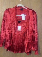 Caelian Red Jacket Tank Set -- Size L