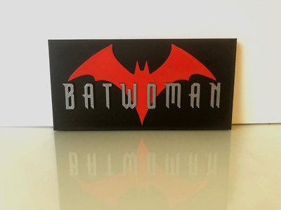 Batwoman Logo Gotham City Her Time Now Action Adventure Crime Drama Sci-Fi DC BW