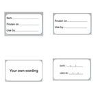 Personalized Frozen Freezer Bag Printed Self-Adhesive Sticky Labels 32mm x 57mm