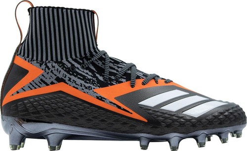 Men Adidas Freak Ultra Boost Primeknit Football Cleats Orange Red