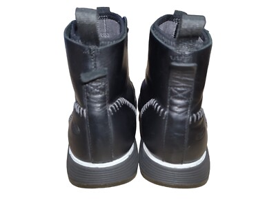 Chaco Dixon Men\'s 8 Black Leather Chukka Boots Casual Comfort Mid Ankle Lace Up Chaco Dixon Men main image 3