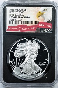 2016-W-Silver-Eagle-proof-Lettered-Edge-1oz-NGC-PF70-Ultra-Cameo-First-Releases