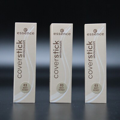 3x Essence Coverstick Abdeckstift Nr. 03 Matt Honey (524745) 3x5g - NEU OVP