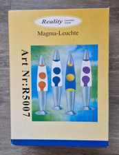 Original Lavalampe Magma Lava Lampe Glas Rot 41 cm Lavaleuchte Leuchte NEU